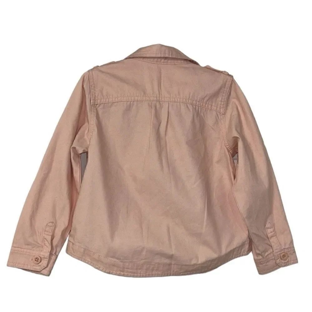 Gap Girls Kids Shirt Coral Jacket(Size 5yrs)